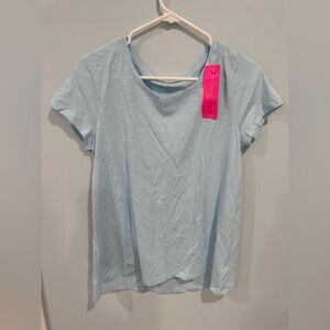 Lilly Pulitzer Soft Blue Short Sleeve Tee